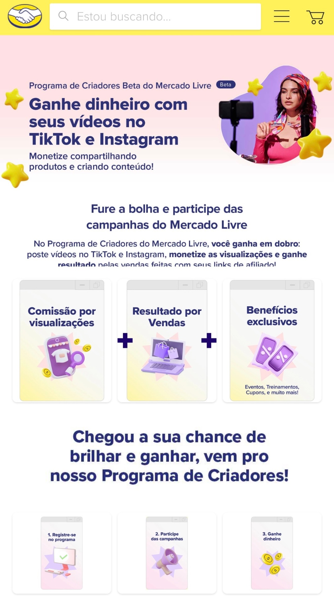 Programa de Criadores do Mercado Livre